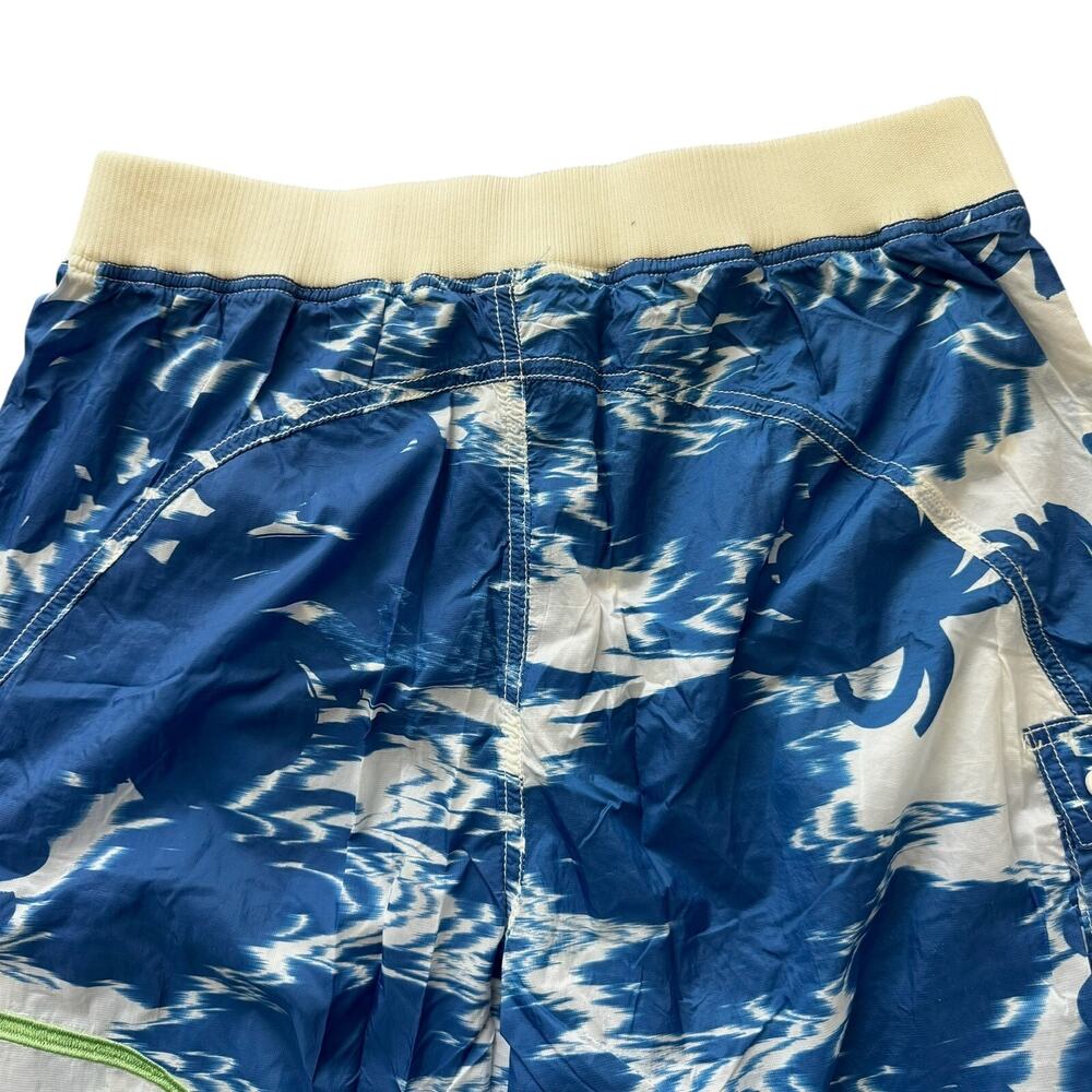 Free People FP Movement Color Burst Hike Pants Floral Blue White Size M - Picture 6 of 8